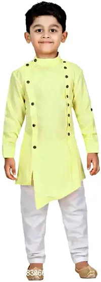 Kashvi Boy's Cotton Kurta Pyjama Dress Set