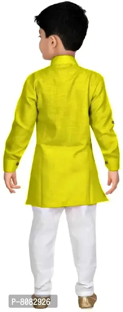Kashvi Boy's Cotton Kurta Pyjama Dress Set-thumb2