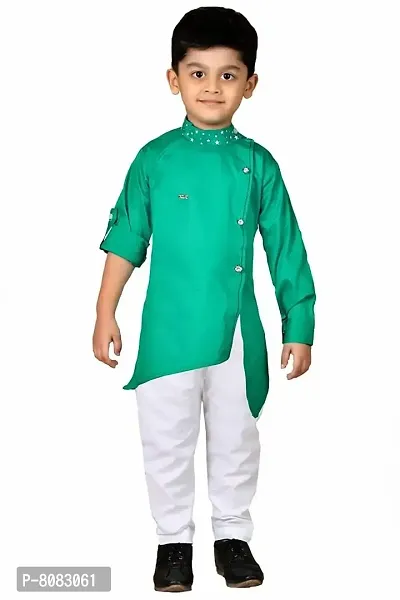 Pohar Creation Boys Ethnic Wear Kurta Pyjama Dress Set DNP-235-thumb0