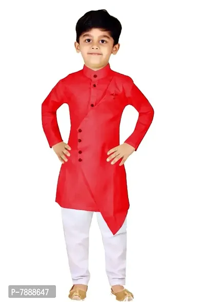 Pohar Creation Boys Ethnic Wear Kurta pyjama Dress Set Arrow-thumb0