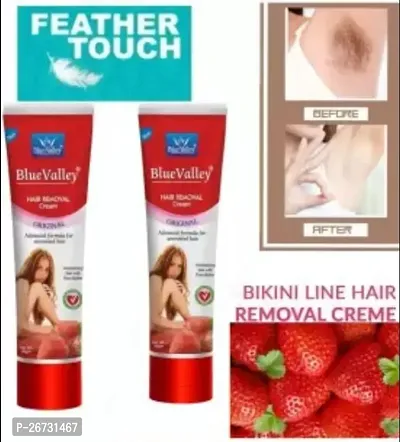 BLUE VALLEY HAIR REMOVAL CREAM (Strawberry Vitamin E)- Pack of -2-thumb0