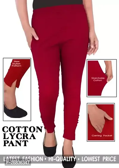 Stylish womens Trousers  Pants/Cigarette Pent for women, Maroon Ladies Pant