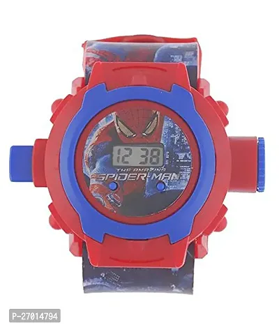 Trendy Kids Multicolor Rubber Spider-man Digital Watch-thumb0