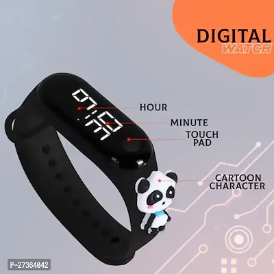 Silicone Tattoo Touch Screen LED digital sports watch-thumb0