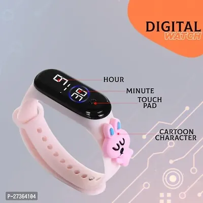 Silicone Tattoo Touch Screen LED digital sports watch