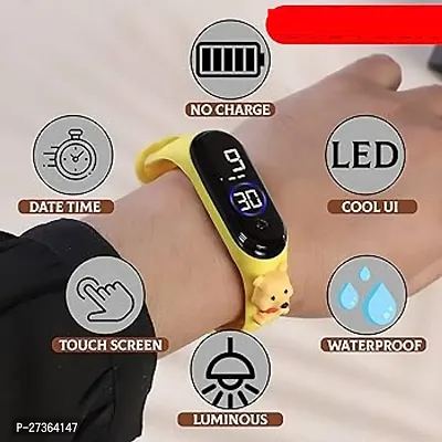 Silicone Tattoo Touch Screen LED digital sports watch-thumb0