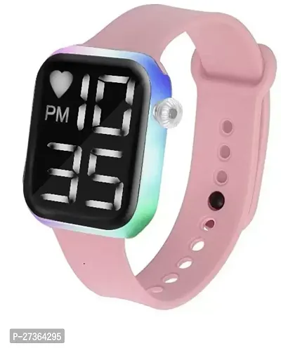 Disco Light-Pink Sport Digital Watch