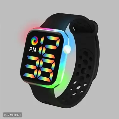 Disco Black LED Display Kids Digital Watch-thumb0