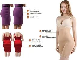 nbsp;women's tummy shaper/body shaper (women's get a new look)(free size)(beige)-thumb3