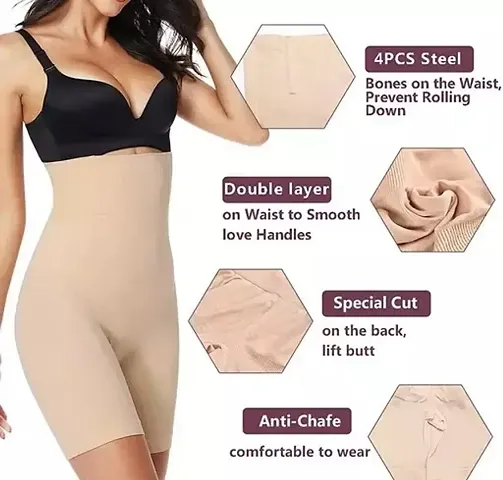 Must Have Cotton Blend Tummy And Thigh Shaper 