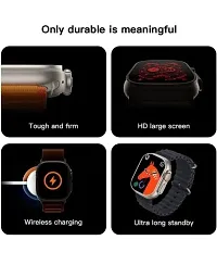 Kalpana's Smart Watch HD 45mm Display Smart Watch Bluetooth Calling Smart Watch with Wireless Charging, Sports Mode, Health Mode SpO2  Sleep Monitoring (Orange) Brand: Generic-thumb3