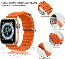 Kalpana's Ocean Ultra Band Compatible for Ultra Watch Band 49mm 44mm 45mm, Soft Silicone Adjustable Loop Titanium Buckle Sport Strap for iWatch Series Ultra SE 8 7 6 5 4 3 2 Women Men(pack of 3)-thumb2