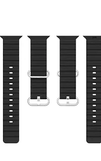 Kalpana's Shop Band Compatible with Ultra Smart Watch Straps 49mm 45mm 44mm 42mm, Adjustable Silicone Sport Loop for iWatch Ultra Series 8 7 6 5 4 SE/SE2 3 2 1 (Only Strap)-thumb2