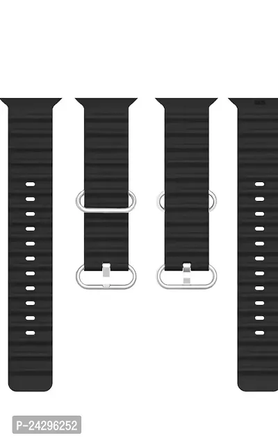 Kalpana's Shop Band Compatible with Ultra Smart Watch Straps 49mm 45mm 44mm 42mm, Adjustable Silicone Sport Loop for iWatch Ultra Series 8 7 6 5 4 SE/SE2 3 2 1 (Only Strap)-thumb3