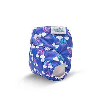 Seabird Regular Baby Cloth Reusable  Washable Super Diaper For Happy Complete Day Pads For Potty Training 3-17 KG Age Babies Wear With Insert Pad-thumb1