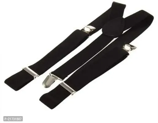 Riya Collection Back Suspenders for Men, Boys, Girls, Women (Black)-thumb0