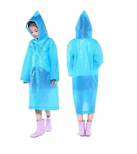 Manokamna Creation Men's Transparent PVC Raincoat|Overcoat-thumb2
