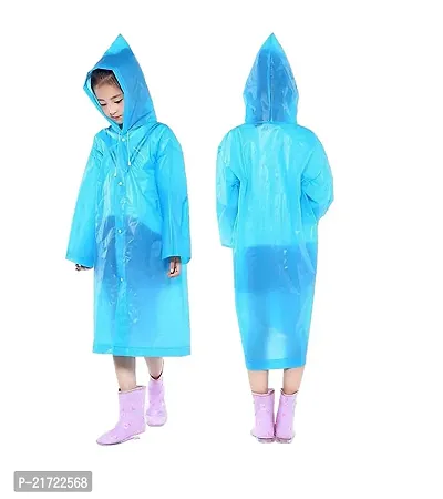 Manokamna Creation Men's Transparent PVC Raincoat|Overcoat-thumb3