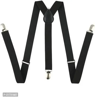 Riya Collection Back Suspenders for Men, Boys, Girls, Women (Black)-thumb2