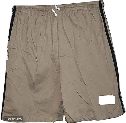 Brand Hub Cotton Hosiery Shorts (Free Size) Blue (14-15 YEARS)-thumb0