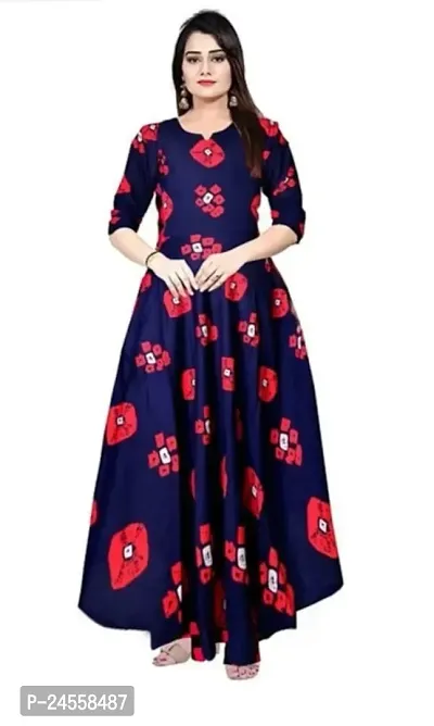 Classic Viscose Rayon Printed Kurti For Women-thumb0