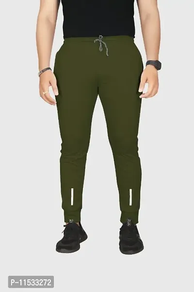 Classic Polycotton Solid Track Pants for Men