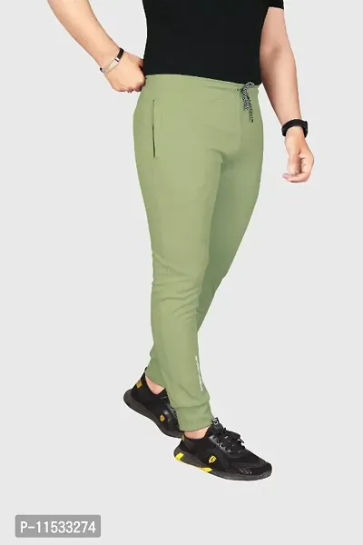 Classic Polycotton Solid Track Pants for Men-thumb2