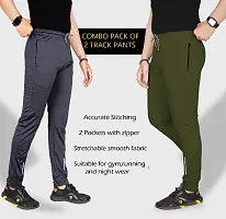 Classic Polycotton Solid Track Pants for Men, Pack of 2-thumb4