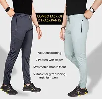 Classic Polycotton Solid Track Pants for Men, Pack of 2-thumb4