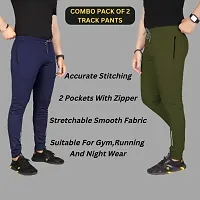 Classic Solid Track Pants for Men, Pack of 2-thumb3