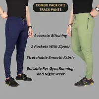 Classic Solid Track Pants for Men, Pack of 2-thumb3