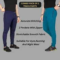 Classic Solid Track Pants for Men, Pack of 2-thumb3