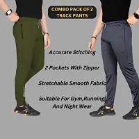 Classic Solid Track Pants for Men, Pack of 2-thumb3