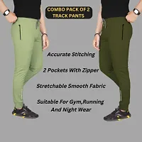 Classic Solid Track Pants for Men, Pack of 2-thumb3