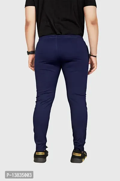 Multicoloured Polyester Regular Track Pants For Men Pack of 2-thumb5