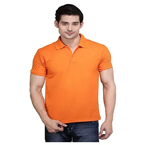 JMDE Men's Polo T-Shirt(Large)