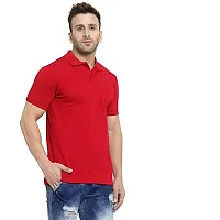 JMDE Men's Collared Neck Polo Casual T-Shirt for Men (Large)-thumb2