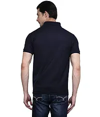 JMDE Black Men's Polo T-Shirt(Large)-thumb3