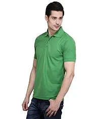 JMDE JMD Enterprises Cotton Blend Polo Neck T-Shirt Paroot (Large)-thumb2