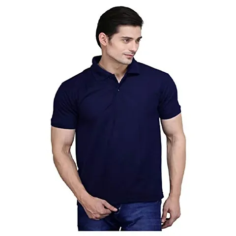 JMDE JMD Enterprises Cotton Blend Polo Neck T-Shirt