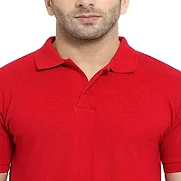 JMDE Men's Collared Neck Polo Casual T-Shirt for Men (Large)-thumb4