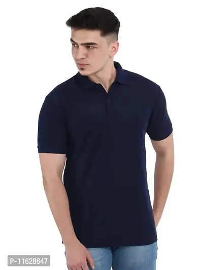 Fancy Cotton Blend T-shirts for Men-thumb0