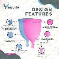VAQUITA - Premium Menstrual cup for women-Small Size with Jute Pouch | Odor/Infection/Rash/Leakage Free | Medical Grade Silicone |Protection Upto 8-10Hrs| FDA Approved-thumb2