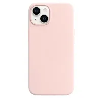 NAFS Silicone Case Compatible iPhone 14 | Camera Protect Microfiber Lining Cover | Case Cover for iPhone 14 (Pink)-thumb1