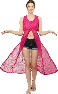 READYON Women Maxi Pink Cotton Blend (R-M-A84)-thumb3