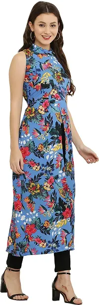 READYON Women Maxi Blue Cotton Blend (R-M-A222)-thumb2