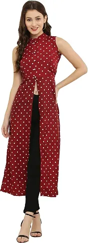 READYON Women Maxi Maroon Cotton Blend (R-M-A202)-thumb4