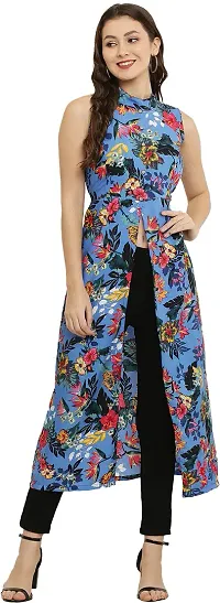 READYON Women Maxi Blue Cotton Blend (R-M-A222)-thumb4