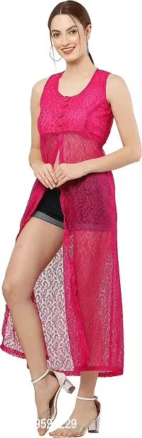 READYON Women Maxi Pink Cotton Blend (R-M-A65)-thumb5