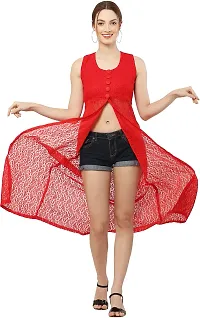 READYON Women Maxi Red Cotton Blend (R-M-A81)-thumb4